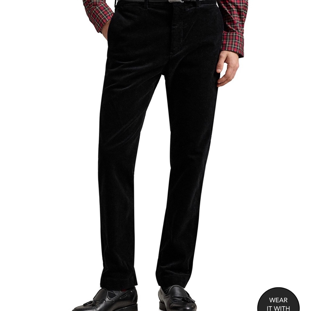 Polo by Ralph Lauren Black Corduroy Men's Pants